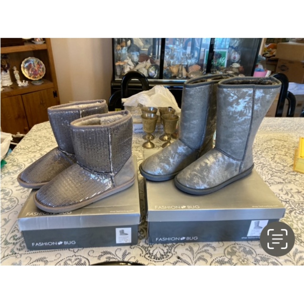 Y2K NEW!! Retro Fashion Bug Boots.   Two pairs